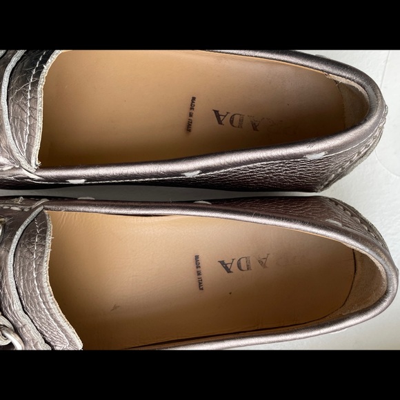Vintage Prada Women’s Driving Loafers (Mocassins)- 38.5 bronze - lightly worn - Picture 7 of 12
